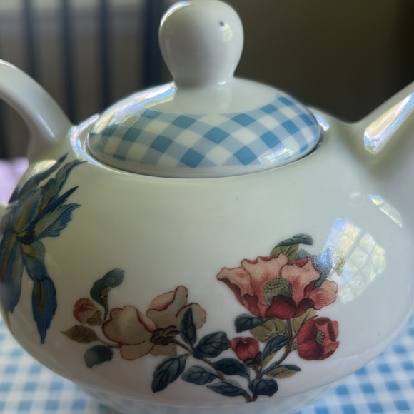 Fringe Studio Floral Fine Porcelain Tea For One new in original box - Picture 10 of 12